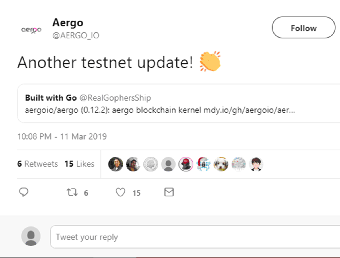 Новое обновление тестовой сети AERGO