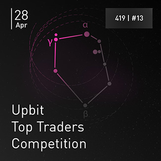 Кампания 4-1-9. #13 Соревнование топ трейдеров биржи Upbit