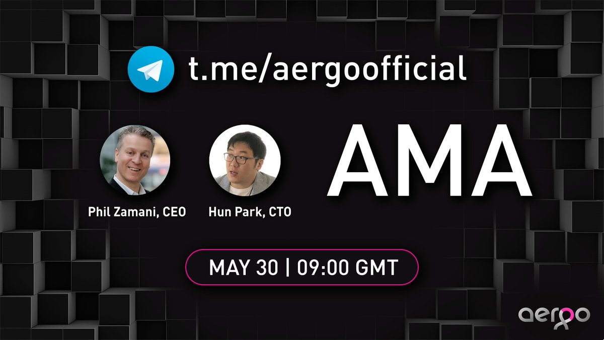 Анонс AMA руководства AERGO 30 мая 2019