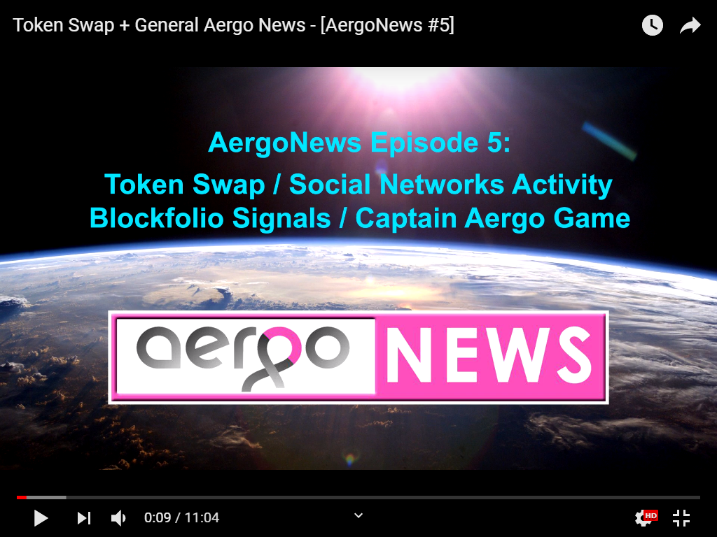 Aergo News #5: Token Swap + General Aergo News