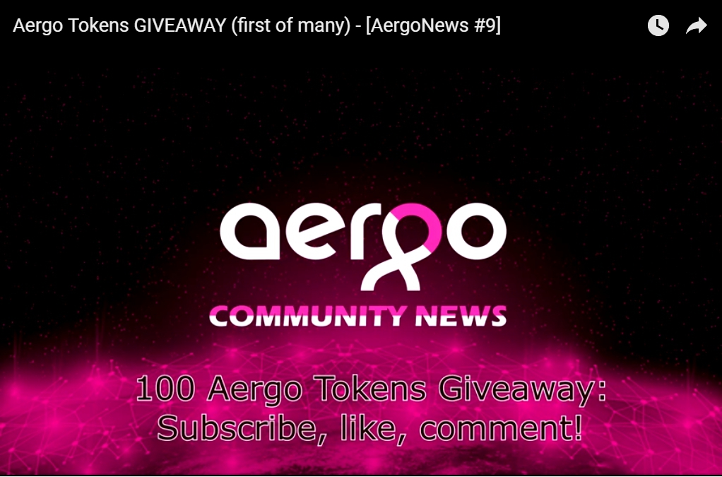 Aergo Community News #9: конкурс с призом 100 токенов