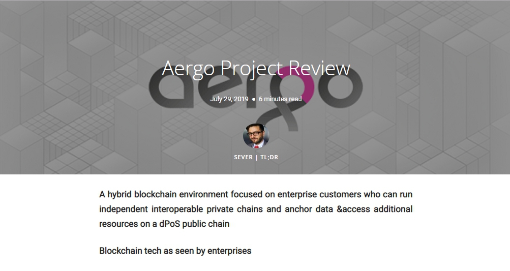 AERGO Project Review от Sever