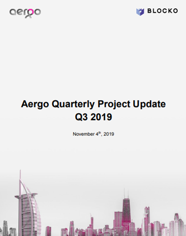 Опубликован Aergo Q3–2019 (Quarterly Project Update)