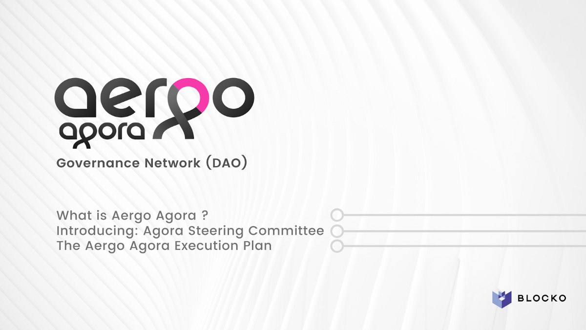 Aergo Agora: сеть управления Aergo (DAO)