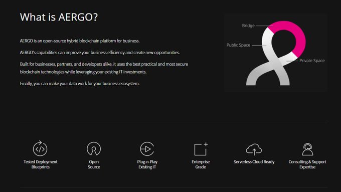 Что такое AERGO? Твит от Рыцаря Aergo DesignBlock