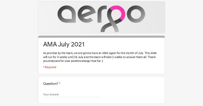 Команда Aergo планирует еще одно AMA в июле 2021