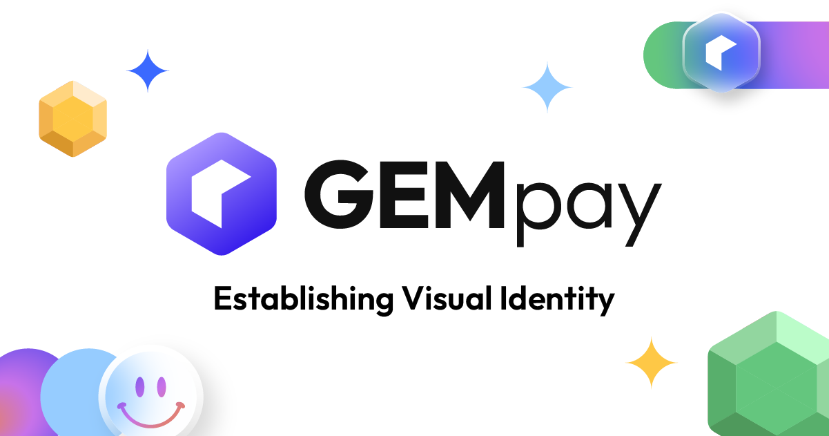 Создание визуальной идентичности GEMpay : статья в Medium от Corey Costa