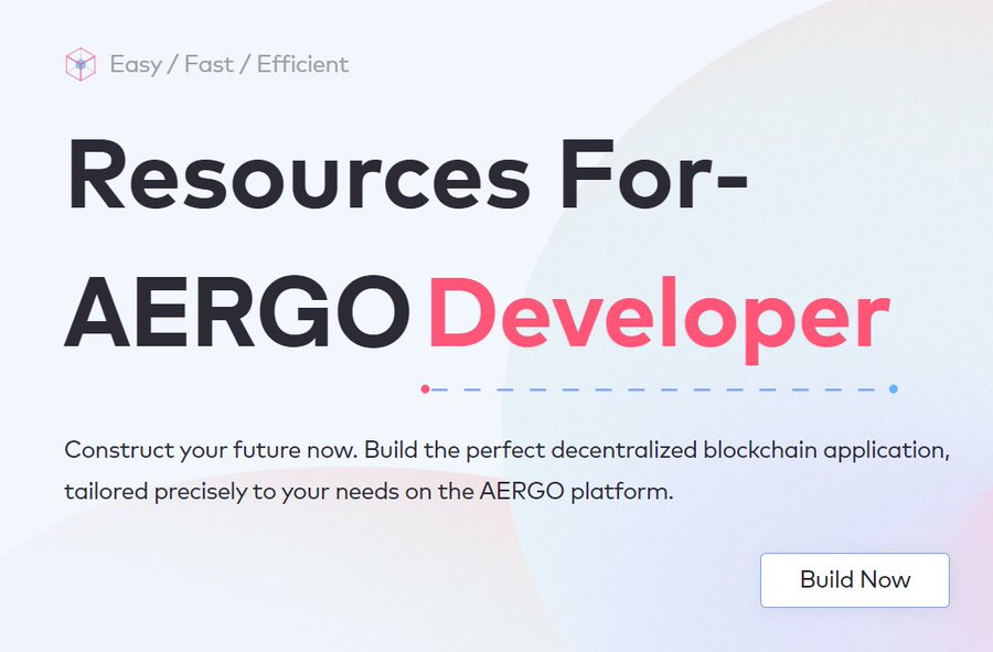 Желаете стать разработчиком AERGO? : твит от DesignBlock