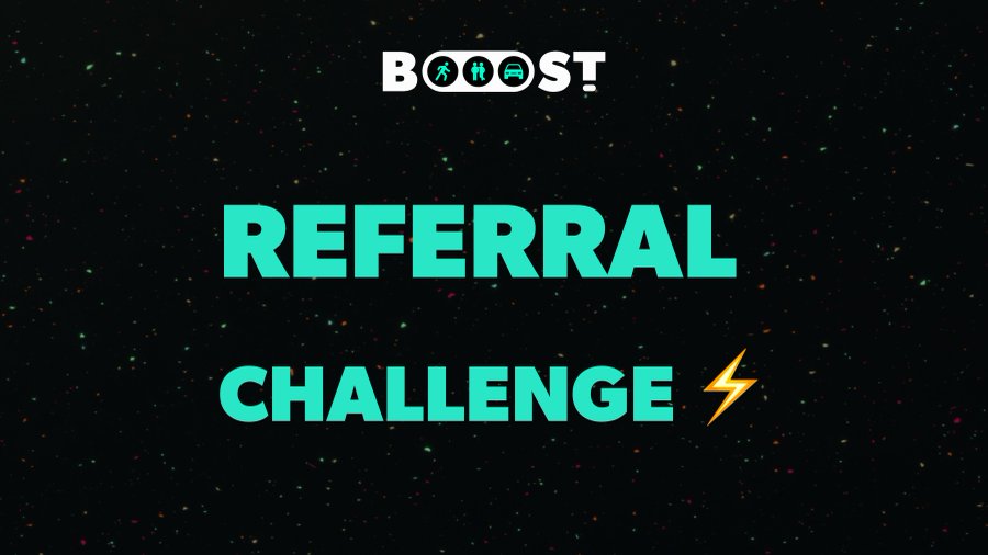 Referral Challenge: твит от BOOOST Official