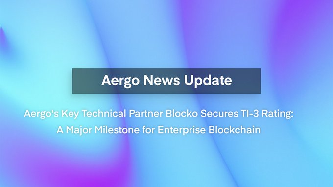 Blocko, ключевой технический партнер Aergo, получает высший технический рейтинг: продвижение корпоративных блокчейн-инноваций: статья в Medium от Aergo Official