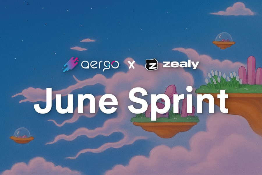 Выиграйте $AERGO на сумму 500 долларов США в нашем Июньском спринте на Zealy.io