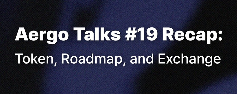 [Aergo Talks #19] Токен, Roadmap, и биржи